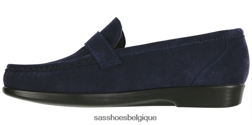 femmes polyvalent daim bleu marine SAS mocassins à enfiler lara VF6ZVJ227