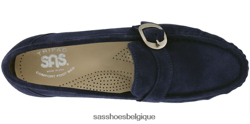 femmes polyvalent daim bleu marine SAS mocassins à enfiler lara VF6ZVJ227