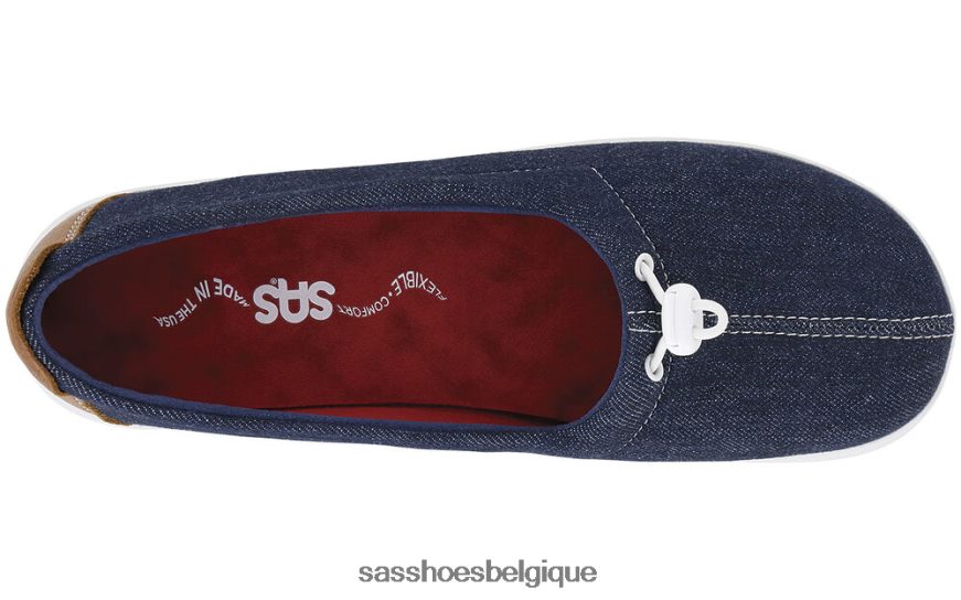 femmes polyvalent jean bleu SAS mocassins à enfiler funk active VF6ZVJ231