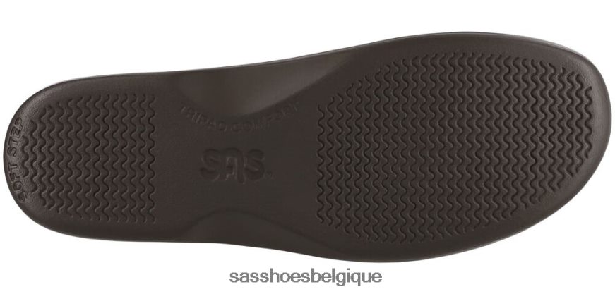 femmes polyvalent marron tissé SAS sabot glisser sur mocassins VF6ZVJ238