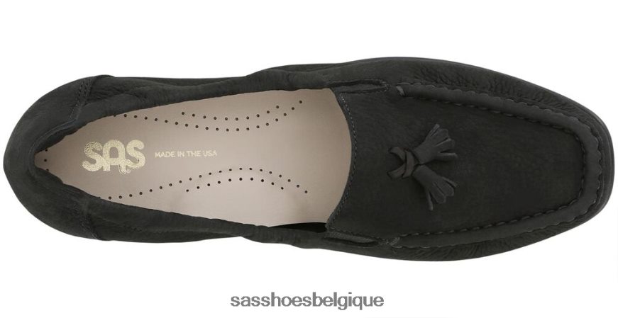 femmes polyvalent néron SAS espoir glisser sur mocassins VF6ZVJ213