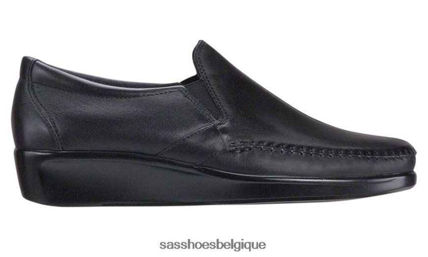 femmes polyvalent noir SAS mocassins à enfiler de rêve VF6ZVJ182