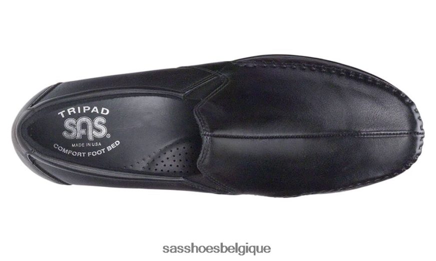 femmes polyvalent noir SAS mocassins à enfiler de rêve VF6ZVJ182