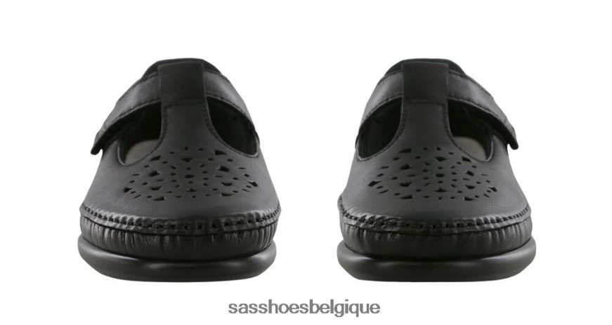 femmes polyvalent noir lisse SAS mocassins à enfiler en saule VF6ZVJ233