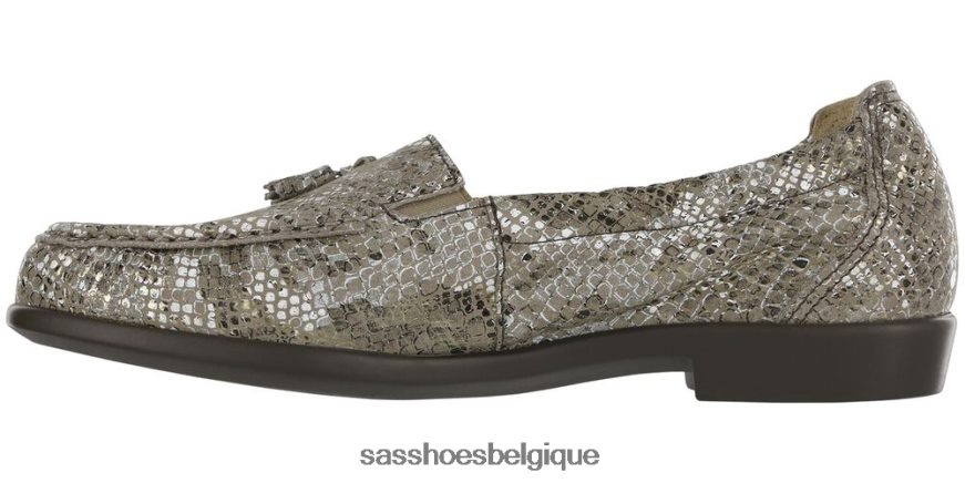 femmes polyvalent or multiserpent SAS espoir glisser sur mocassins VF6ZVJ204