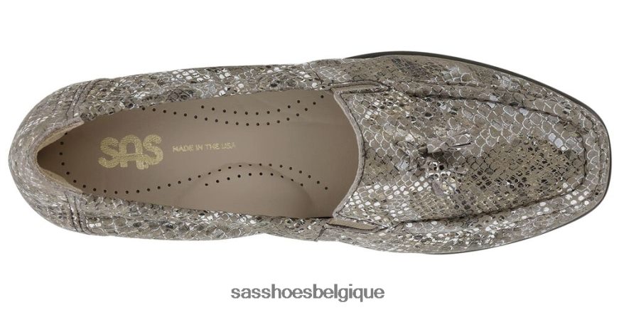 femmes polyvalent or multiserpent SAS espoir glisser sur mocassins VF6ZVJ204
