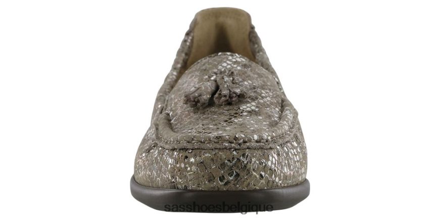 femmes polyvalent or multiserpent SAS espoir glisser sur mocassins VF6ZVJ204