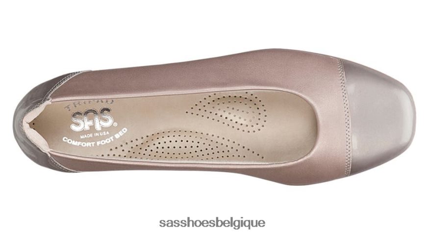femmes polyvalent perle nue SAS mocassins à enfiler en coco VF6ZVJ393