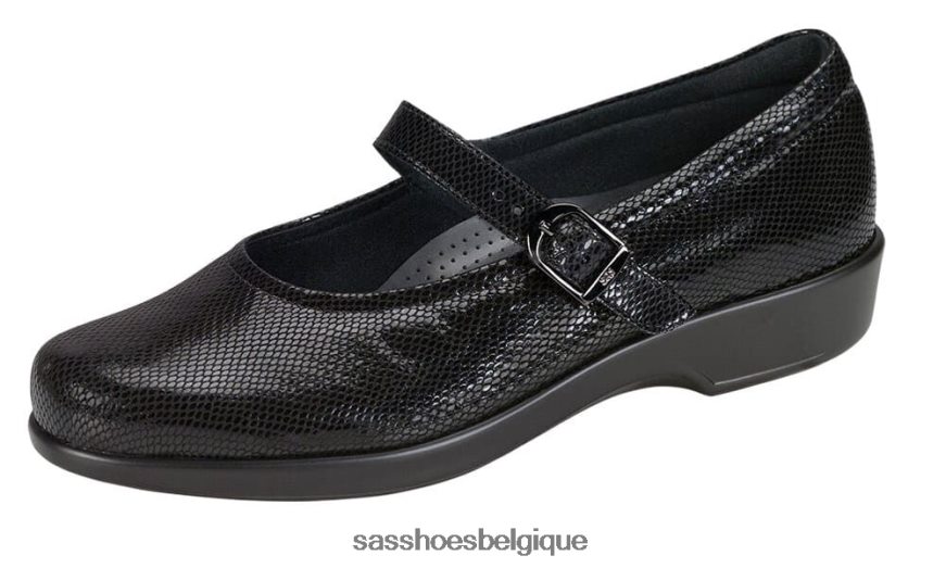 femmes polyvalent serpent noir SAS chaussure maria mary jane VF6ZVJ175