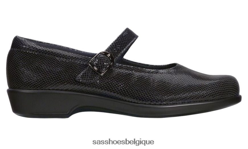 femmes polyvalent serpent noir SAS chaussure maria mary jane VF6ZVJ175