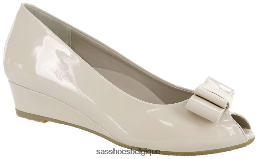 femmes inspiré brevet d'os SAS ava peep toe wedge VF6ZVJ400