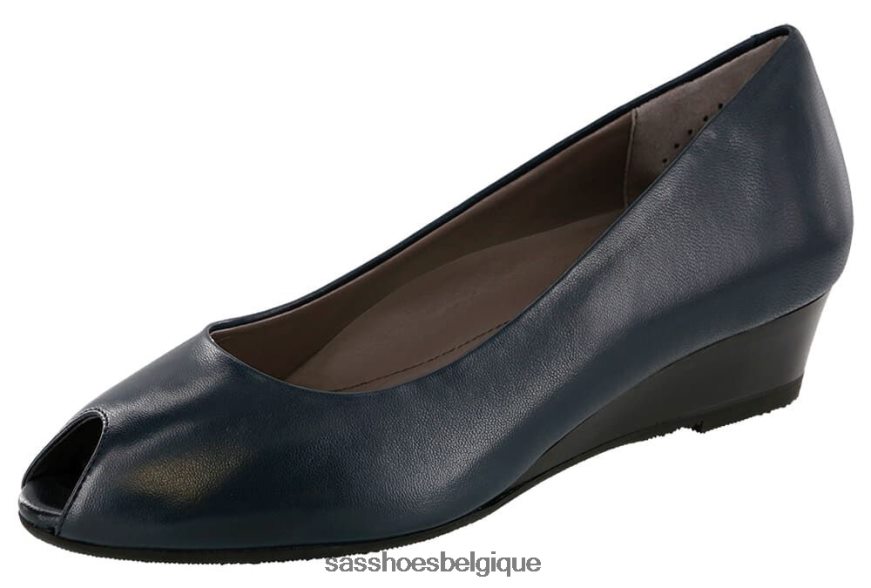 femmes inspiré marine SAS compensée scarlett peep toe VF6ZVJ373