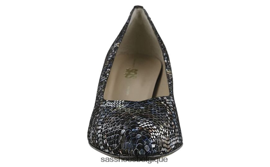 femmes inspiré multi serpent noir SAS talon chaton moxie VF6ZVJ359