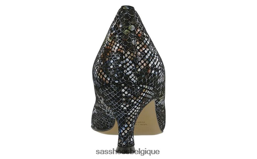 femmes inspiré multi serpent noir SAS talon chaton moxie VF6ZVJ359