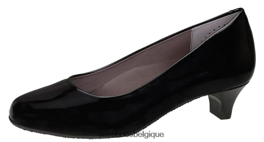 femmes inspiré vernis noir SAS talon de chaton elaine VF6ZVJ343