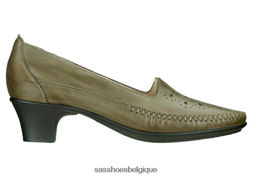 femmes inspiré vert alfa SAS sonyo glisser sur le talon VF6ZVJ354