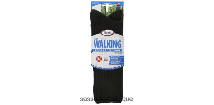 Hommes confortable noir SAS équipage thorlo chaussettes VF6ZVJ500