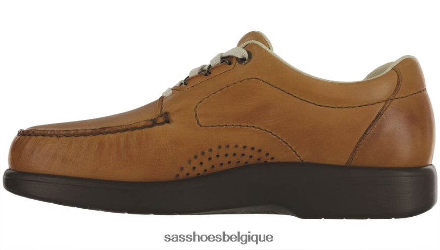 Hommes polyvalent noisette SAS bout time lux mocassins à lacets VF6ZVJ514