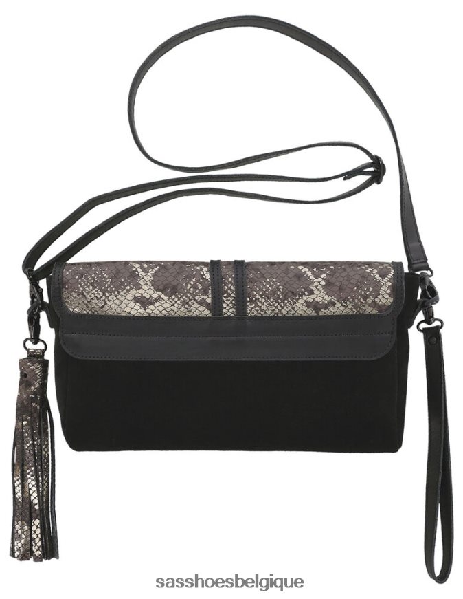 unisexe inspiré sirène noire SAS sac à main d\'embrayage VF6ZVJ561